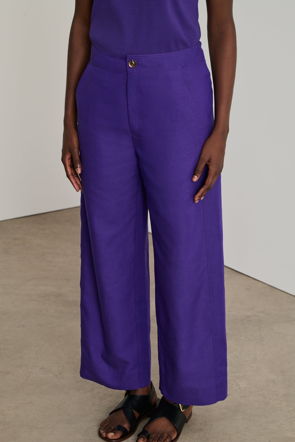 Pantalon Dario - Violet - Femme vue 3