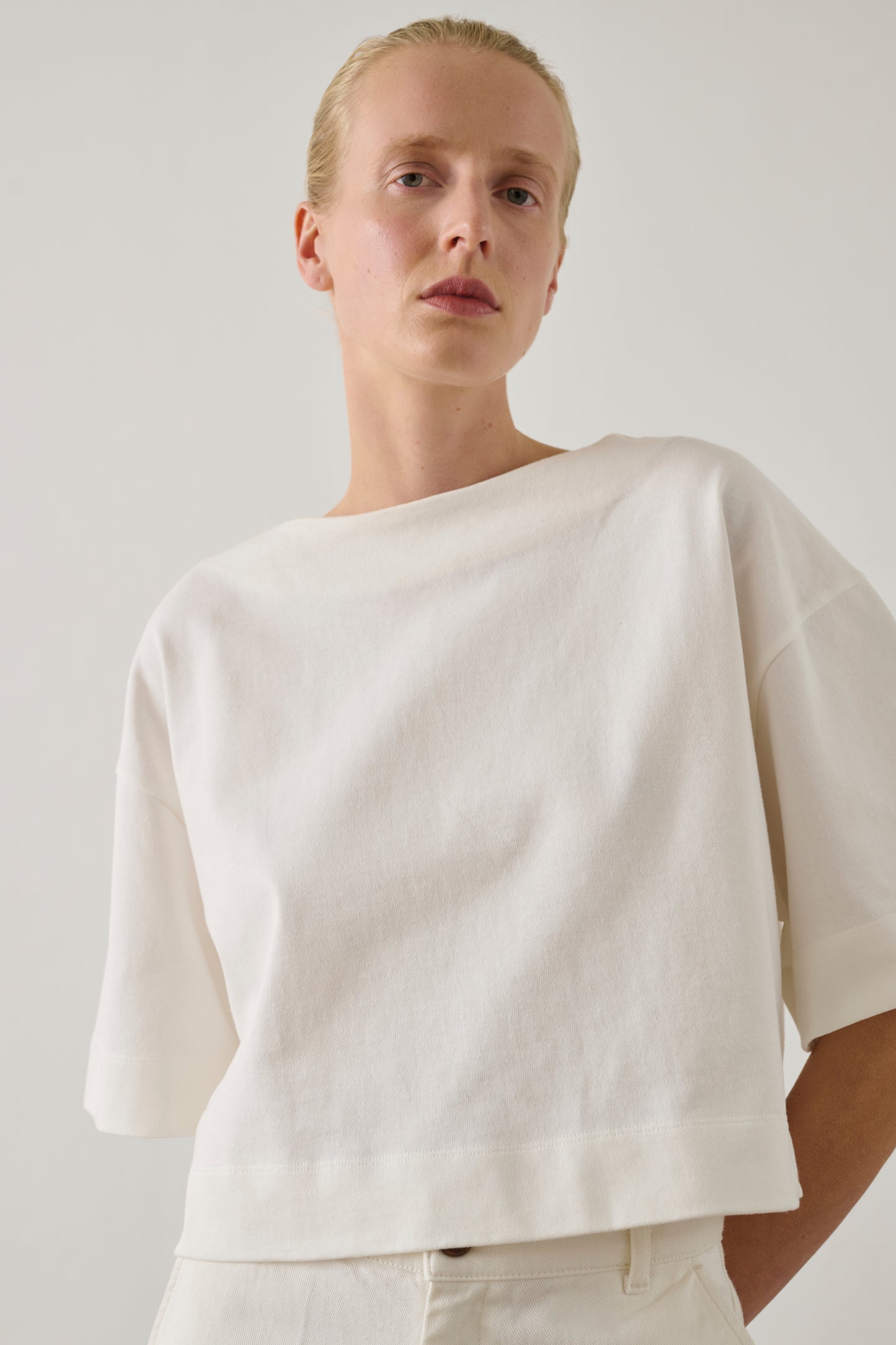 Tee-Shirt Davina - Blanc Cassé - Coton - Femme