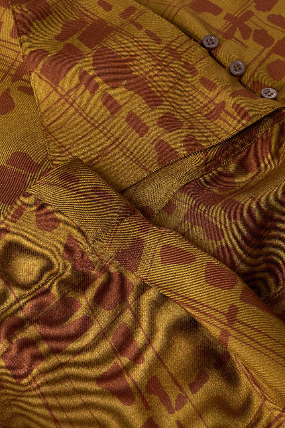 Blouse Figari - Bronze/Rouille - Soie - Femme vue 7