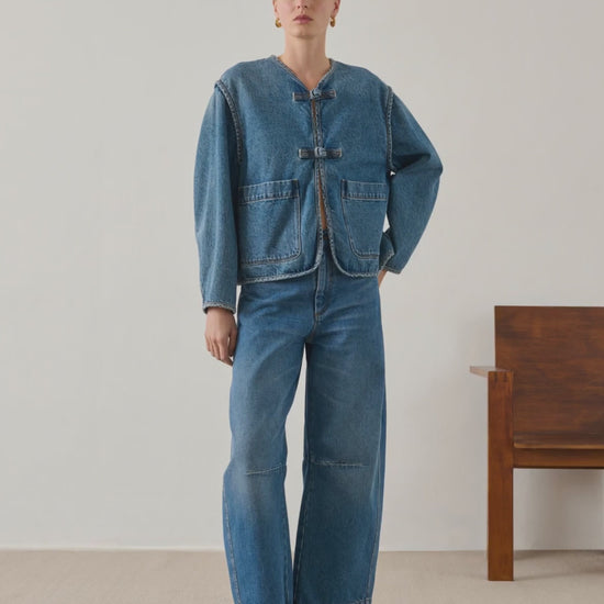 Jean Eliott - Bleu - Coton - Femme